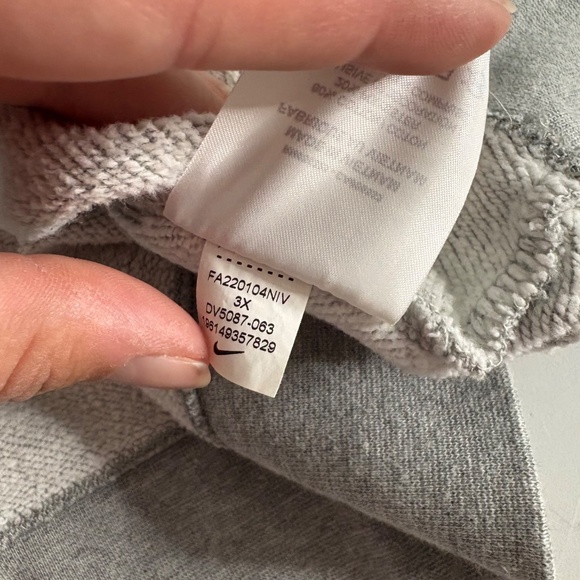 Nike Plus Size Womens Grey Sweatshirt - Picture 9 of 11